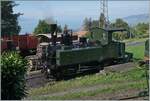 Autour de la voie ferrée / Rund um die eiserne Bahn (Herbstevent 2024) - Blick auf die LEB G 3/3 N° 5 der Blonay Chamby Bahn in Chaulin und den Genfersee.

7. Sept. 2024