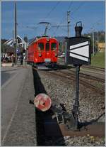 La DER de la Saison 2024! / Das Saison Ende 2024 der Blonay-Chamby Bahn - Der Rhb ABe 4/4 35 der Blonay-Chammby Bahn rangiert in Blonay.