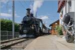 Die BFD HG 3/4 N° 3 der Blonay Chamby Bahn ist mit ihrem Dampfzug in Chamby angekommen und wird nach einem kurzen Aufenthalt die Fahrt nach Chaulin fortsetzen (sie wird den Zug in den nicht weit entfernten Museumsbahnhof schieben) 

11. Mai 2025