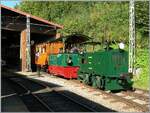 Die kleine Tm 2/2 besorgt in Chalin den Rangierdienst. 

21. Sept. 2024