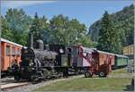 Gut 30 Km weiter ist ein weiteres  Tigerli  am dampfen! Die CTVJ (Compagnie du Train a vapeur de la Vallée de Joux) E 3/3 8494 (UIC 90 85 0008 494-6) mit der SLM Fabriknummer 1974 mit dem Baujahr