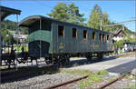 150 Jahre Tösstalbahn.

Der gemischtklassige Wagen BC 4563 der SBB wurde der Vorgängerbahn Jura Neuchâteloise (JN) bereits 1886 durch die SIG Neuhausen geliefert, somit ein wahrer Oldtimer. Bei Gründung der SBB ging der Wagen mi ...
