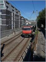 Ein IR90 auf dem Weg nach Brig kurz vor der Ankunft im Bahnhof von Montreux.