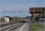 Roche VD, eine kleine Landstation zwischen Villeneuve und Aigle, an welcher fast keine Züge halten.