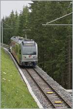 Nun sind die BLM Be 4/6 im Planbetrieb zu sehen. Zur Zeit fahren sie mit den aktuellen Triebwagen Be 4/4 21, 23 und 31 im Mischbetrieb, was fototechnisch gar nicht so einfach zu zeigen ist. Der BLM 4/6 102  Mönch  ist als R66 738 von Mürren zur Grütschalp unterwegs. 

23. Juli 2024