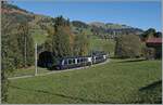 Zwischen Schönried und Gruben konnte ich den MOB/BLS GoldenPass Express PE 4068 auf der Fahrt von Interlaken Ost nach Montreux kurz nach Schönried fotografieren. 
13. Oktober 2025 Zwischen Schönried und Gruben konnte ich den MOB/BLS GoldenPass Express PE 4068 auf der Fahrt von Interlaken Ost nach Montreux kurz nach Schönried fotografieren. 
13. Oktober 2025