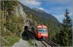 TMR (M-C) BDeh 4/8 21 (SNCF Z800 UIC N° 90 85 838 0821-1 CH-TMRSA) unterwegs nach Martigny zwischen Finhaut und Le Trétien.