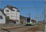 Der transN ABe 4/8 N° 9 verlässt La Sagne in Richtung La Chaux de Fonds. 

28. Oktober 2024