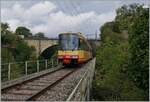 Der TRAVYS / OC Be 4/8 003 ist auf dem Weg nach Chavornay, überquert die Orbe und erreicht unmittelbar darauf den Halt St-Eloi. 

15. Aug. 2022