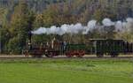 175 Jahre Spanisch-Brötli-Bahn.

Am Rhein entlang bei Schwaderloch. Oktober 2022.