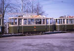 Die alten Berner Zweiachs-Anhänger: Der Standard-Typ mit grossen runden Platformen wurde in 20 Exemplaren 1914 geliefert, Nr.