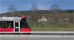 Mit Peter unterwegs durch Bern - 

Ein Stadler Tramlink beim Schlösschen Gümligen. 

07.03.2025 