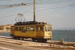 TN/TRN: Seeuferpromenade des Triebwagens 42 in Neuchâtel im Juni 1981.