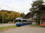 Endstation der Linie 15 am Bucheggplatz, mit Tram 2000 Nr. 2050. 17.Oktober 2020 