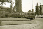 Die alten Berner Zweiachs-Anhänger: Der damals älteste Berner Tramwagen, Vorserien-Anhänger 228 aus dem Jahr 1910.