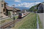 Ein Region Alps Domino erreicht als Regionalzug von Brig kommend sein Ziel St-Gingolph. 

30. Juli 2022