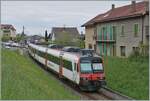 Zwei SBB RBDe 560 erreichen als RegionAlps R91 6120 von Brig erreicht sein Ziel St-Gingolph (Suisse).

24. April 2024