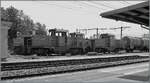 In der ehemaligen Station Vernier-Meyrin, heute Vernier Cargo sind die SBB Am 841 002-9 und eine weitere Am 841 mit einem Oelzug besch�ftigt, hinter dem Zug stehet noch eine dritte Am 841. Als das Bild entstand, war die Strecke Gen�ve - La Plaine noch mit SNCF 1500 Volt Gleichstrom elektrifiziert, was an der Fahrleitung gut zu sehen ist. 

10 Mai 2029
