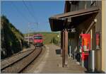 Ein Travys Domino verlässt den keinen Bahnhof von Les Charbonniers als Regionalzug Vallorbe - Le Brassus. 

21. Juli 2022