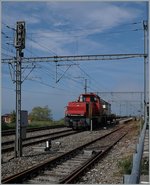 250-lausanne-romont-fribourg-bern/499259/die-am-841-004-5-mit-eine Die Am 841 004-5 mit eine Ks bei der Durchfahrt in Grandvaux. 
26. Mai 2016