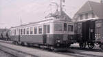 Der Originaltriebwagen der Sensetalbahn BDe 2/4 101 aus dem Jahr 1938.