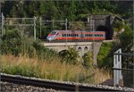 600-luzernzug-chiasso-gotthardbahn/509109/fragmentarisch-etr-610-der-fs-auf Fragmentarisch. ETR 610 der FS auf der Stalvedrobrücke bei Airolo. Juli 2016.