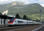 SBB: ICN Doppeltraktion mit IC Lugano-Zürich anlässlich der Einfahrt Airolo am 13.