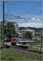 Von Schaffhausen nach Uster ist diese S9 der Zürcher S-Bahn unterwegs.