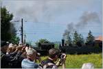 50 Jahre Blonay - Chamby; Mega Steam Festival: Die Bespannung eines Zugs von Blonay nach Chamby an den beiden Samstagen des MSF war durch seinen Einmaligkeit zum Highlight auserkoren worden, und es