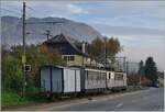 La DER de la Saison 2024!  Mon dernier Train - Mein letzter Zug  LLB ABFe 2/4 10 der Blonay-Chamby Bahn mit einem LLB Zug verlässt Blonay in Richtung Chaulin.