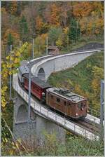 La DER de la Saison / Das Saison Ende der Blonay Chamby Bahn 2025 - Seit einigen Jahren zeigt die Blonay Chamby Bahn zum Saison Ende mit einem verdichteten Fahrplan noch einmal ihre herrlichen Fahrzeuge im Einsatz: Trotz des eher 'schwierigen' Wetter ...
