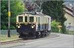 L'aventure ferroviaire de l'Oberland Bernois / Das Bahnabenteuer des Berner Oberlands - die MOB FZe 6/6 2002 erreicht mit ihrem Leermaterialzug f�r den Riviera Belle Epoque Zug nach Montreux Blonay, von wo aus der Zug abfahren wird und somit eine Br� ...