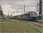 Der GoldenPass Express GPx 4065 von Interlaken Ost nach Montreux hat bei der Durchfahrt in Fontanivent sein Ziel schon fast erreicht.