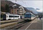 Mit dem Ast 116 an der Spitze erreicht ein MOB Panoramic Express von Zweisimmen nach Montreux Chernex.