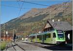 Der TPC ASD ABeh 4/8 472 wartet in Les Diablerets auf die baldige Abfahrt als R71 431 nach Aigle. 

14. Oktober 2025