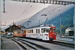 Nach langem Suchen habe ich doch noch einen Bild eines GFM TPF BDe 4/4 gefunden: Der TPF BDe 4/4 142 verl�sst den Bahnhof von Montbovon in Richtung Bulle. 

 17. Sept. 2002