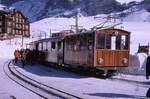 Jungfraubahn, Lok 6, die zweitletzte Rowan-Komposition: Die Konstruktion der Lok begann 1903; sie kam 1906 in Dienst.