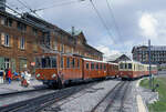 Jungfraubahn, Rowan-Komposition mit Lok 6: Die Lok steht heute in einem tschechischen Zahnradbahnmuseum.