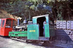 Die Originallokomotiven von 1891/92 der Brienz Rothorn Bahn: Lok 4 kury vor der Ausrangierung (1996) in Brienz.
