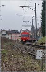 Kurz vor Kilometer 1.7 fährt eine AB Zug die Ruchalde Richtung St.Gallen hinunter.