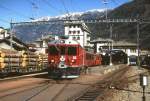 950-stmoritz-tirano-berninabahn/382100/abe-44-iii-52-im-april ABe 4/4 III 52 im April 1996 im Bahnhof Tirano
