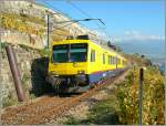  Train des Vignes  zwischen Vevey und Chexbres am 19.