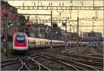 Zwei SBB ICN RABDe 500 verlassen als IC51 1611 den Bahnhof von Neuchatel. Der ICN ist auf dem Weg von Lausanne nach Basel SBB. 

24. August 2026