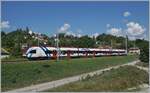 Der SBB LEX RABe 522 224 hat als Léman Express SL6  Pougny-Chancy verlassen und fährt nun nach Bellegarde. 

6. Sept. 2021

