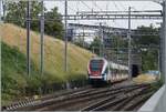 Der SBB RABe 522 229 ist als RL7 23535 auf dem Weg von Annemasse nach Vernier und verl�sst in Jonction die CEVA Strecke, um �ber die Verbindungslinie nach Vernier zu gelangen. Diese Verbindungslinie wurde bis zum Fahrplanwechsel 2025/26 nicht von Reisez�gen genutzt und ist mit 25000 Volt 50 Hertz elektrifiziert. Sie dient dem (schwachen) G�terverkehr von Gen�ve La Praille nach Frankreich, bzw. dem lokalen G�terverkehr. Der grossteil dieser Verbindungslinie liegt im 1081 langen Tunnel Ch�telaine, dessen S�dportal im Hintergrund teilweise zu sehen ist.

23. Juli 2023 