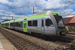 BLS Lötschbergen 535 125 treft am 17 Mai 2025 in Burgdorf ein.