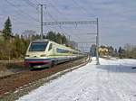 ETR 470 als CIS155 (Stuttgart Hbf-Milano Centrale) am 30.01.2005 in Lottstetten