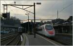 SBB ETR 610 auf dem Weg nach Venezia bei der Durchfahrt in Vevey.