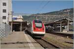 ICN Züge sind kaum auf der Simplon Linie zu sehen, um so erstaunlicher war ich, als ein ICN als IR 90 von Brig nach Genève Aéroport in Vevey ankam.