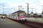 536 614-1 der Mittelthurgaubahn fährt im Juni 1999 auf seinem Weg von Konstanz nach Engen in Singen ein